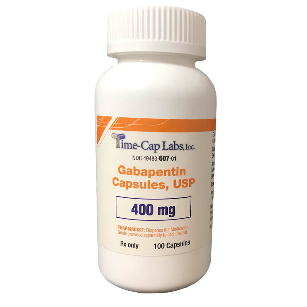 rx gabapentin 400mg x 100 capsules