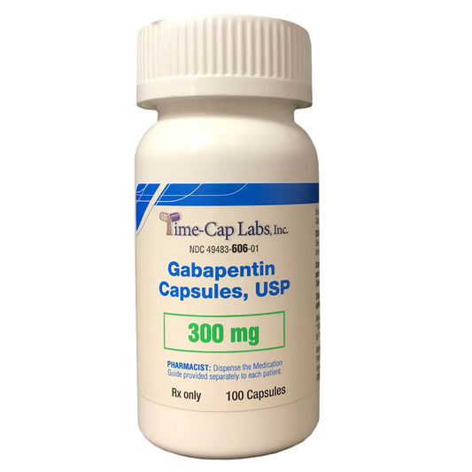 Rx Gabapentin 300mg x 100 capsules