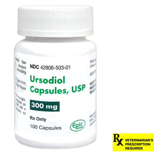 Rx Ursodiol 300mg x 100 capsules