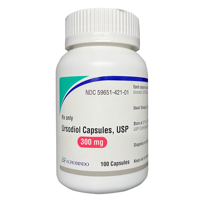 Rx Ursodiol 300mg x 100 capsules