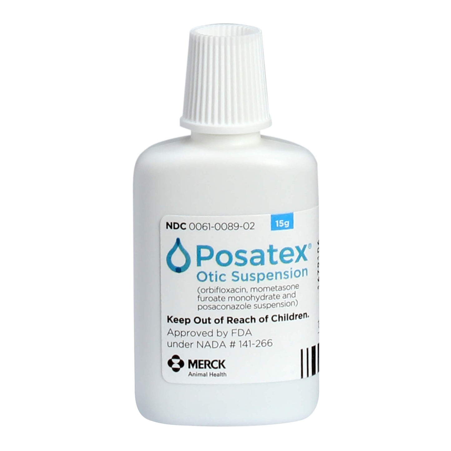 rx posatex otic suspension x 15 gm bottle