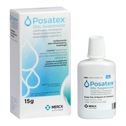 Rx Posatex otic suspension x 15 gm bottle