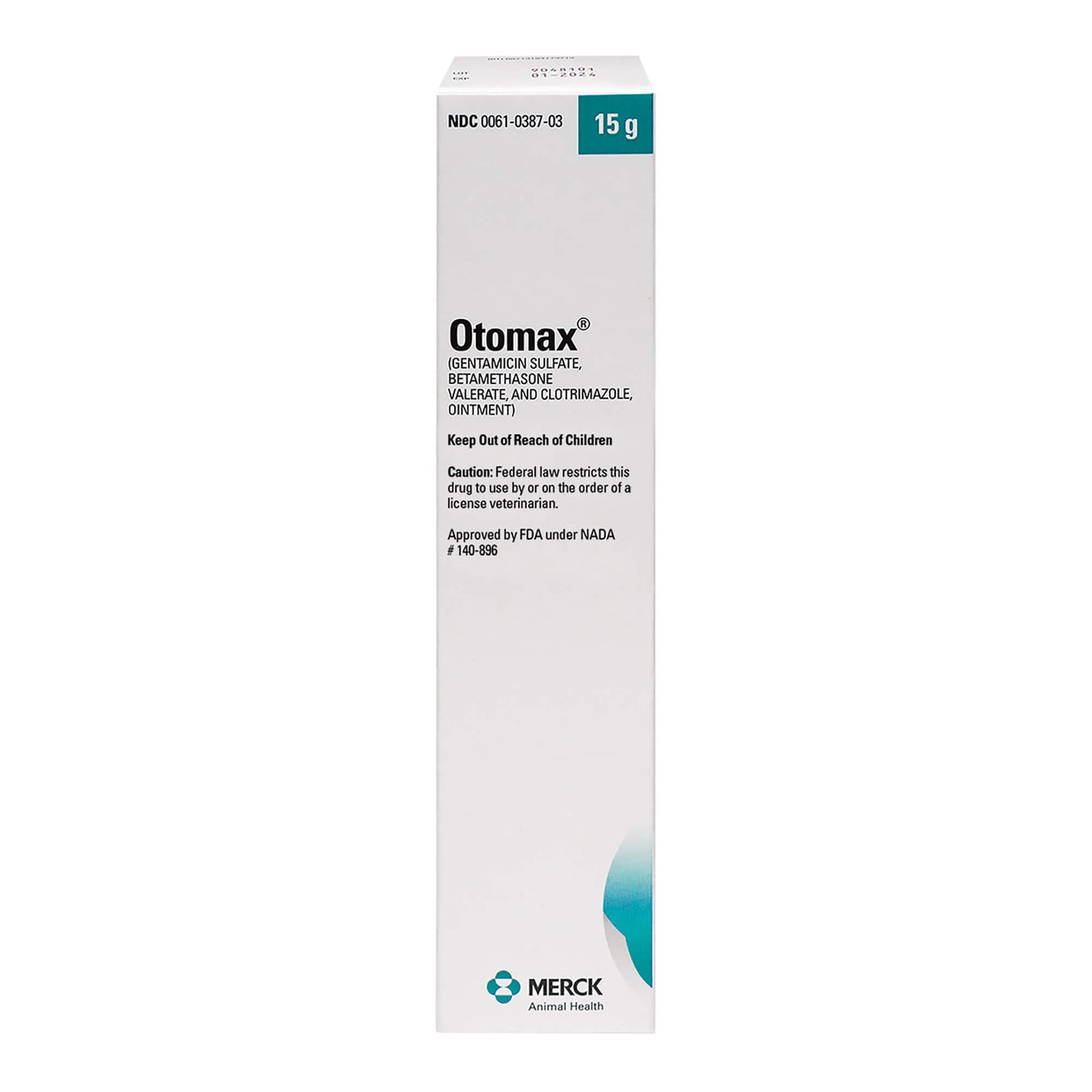 rx otomax ointment x 15 gm bottle