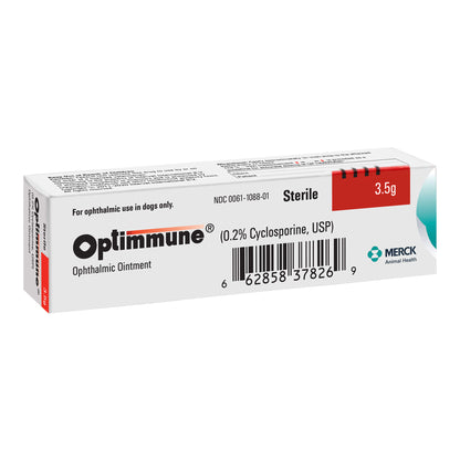 Rx Optimmune opth ointment x 3.5gm tube
