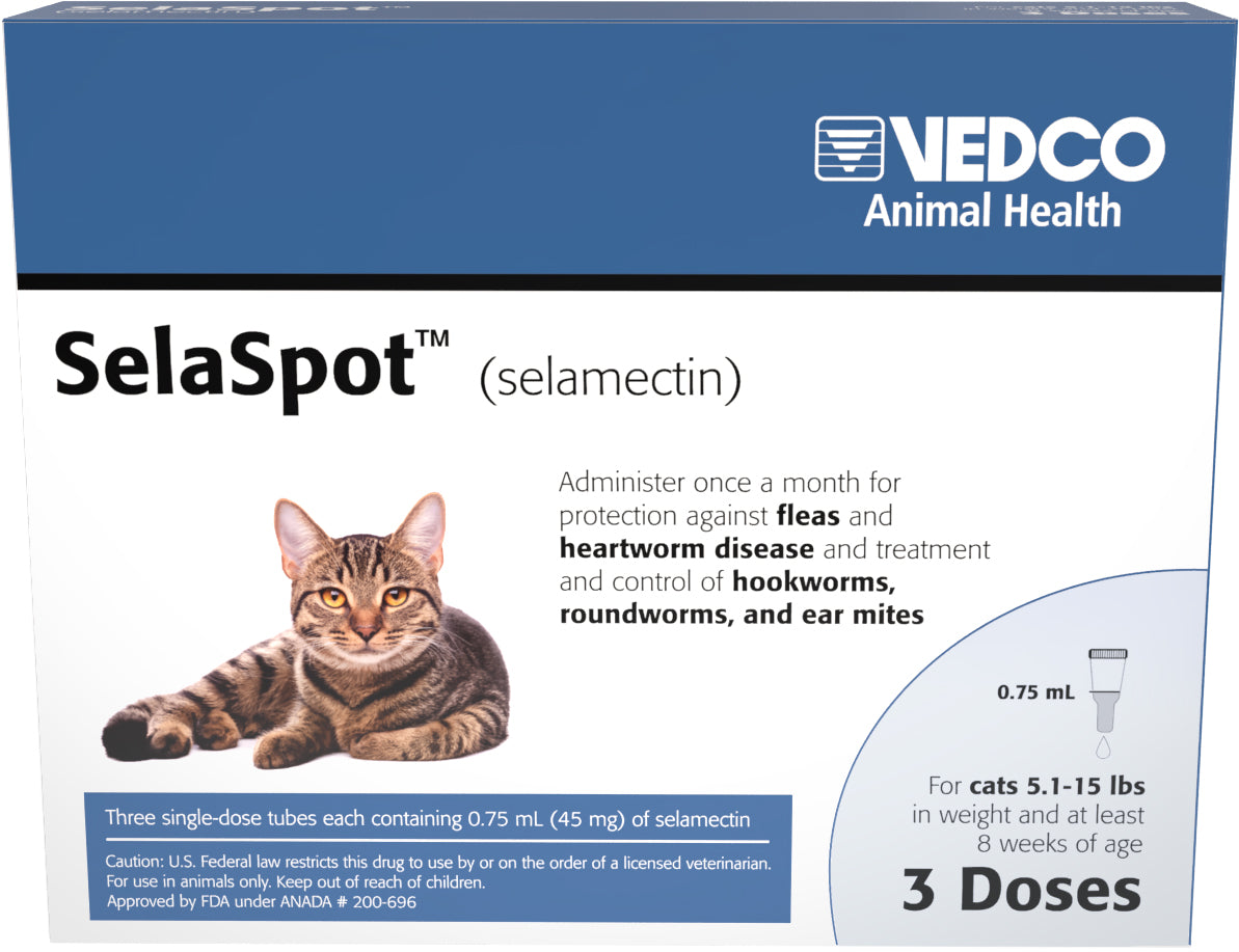 rx selaspot cat, 3 pk, 5.1-15 pounds