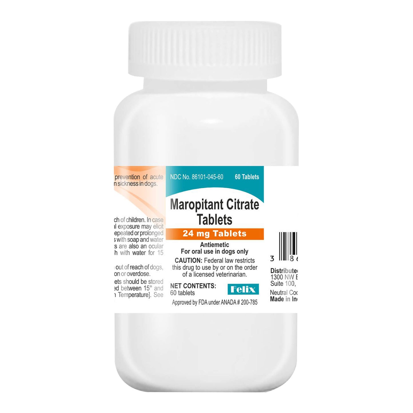 rx maropitant citrate tablets 24mg, 60ct