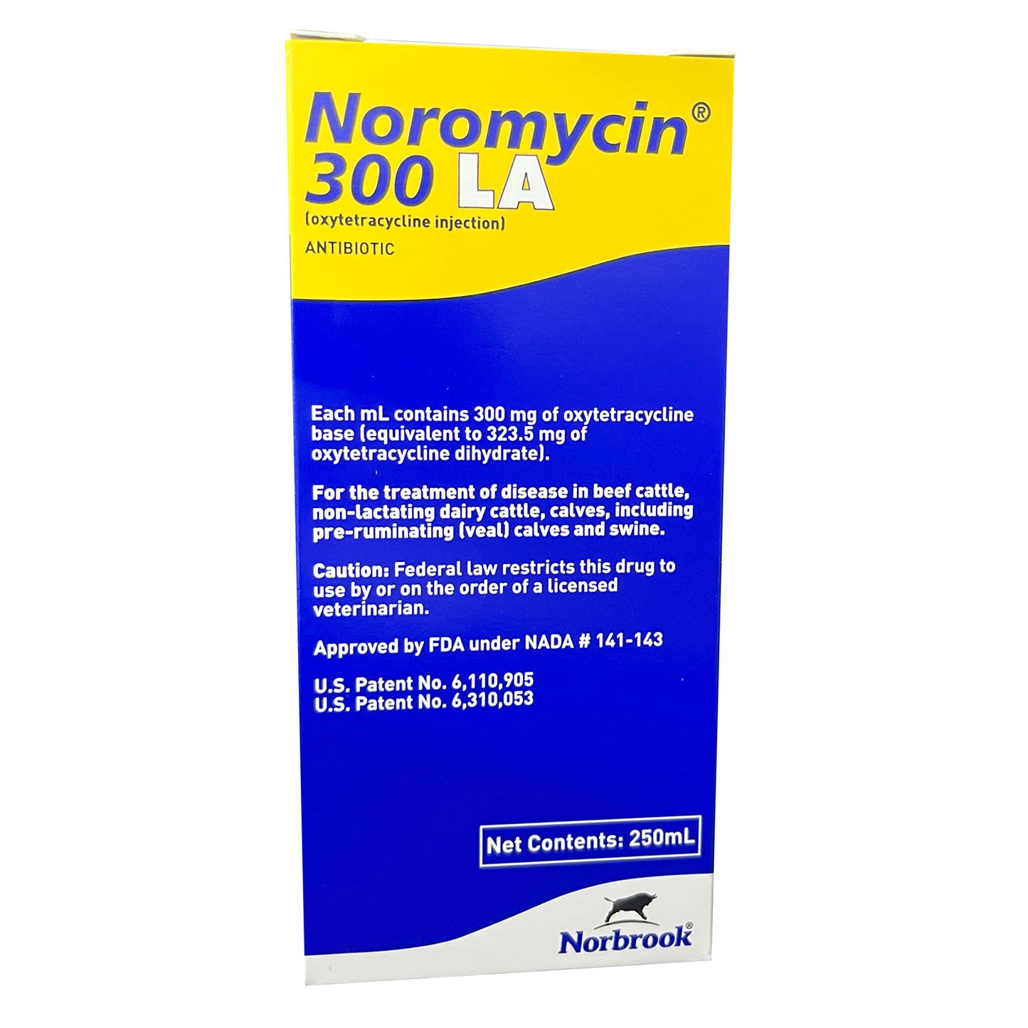 rx noromycin 300 la 250ml