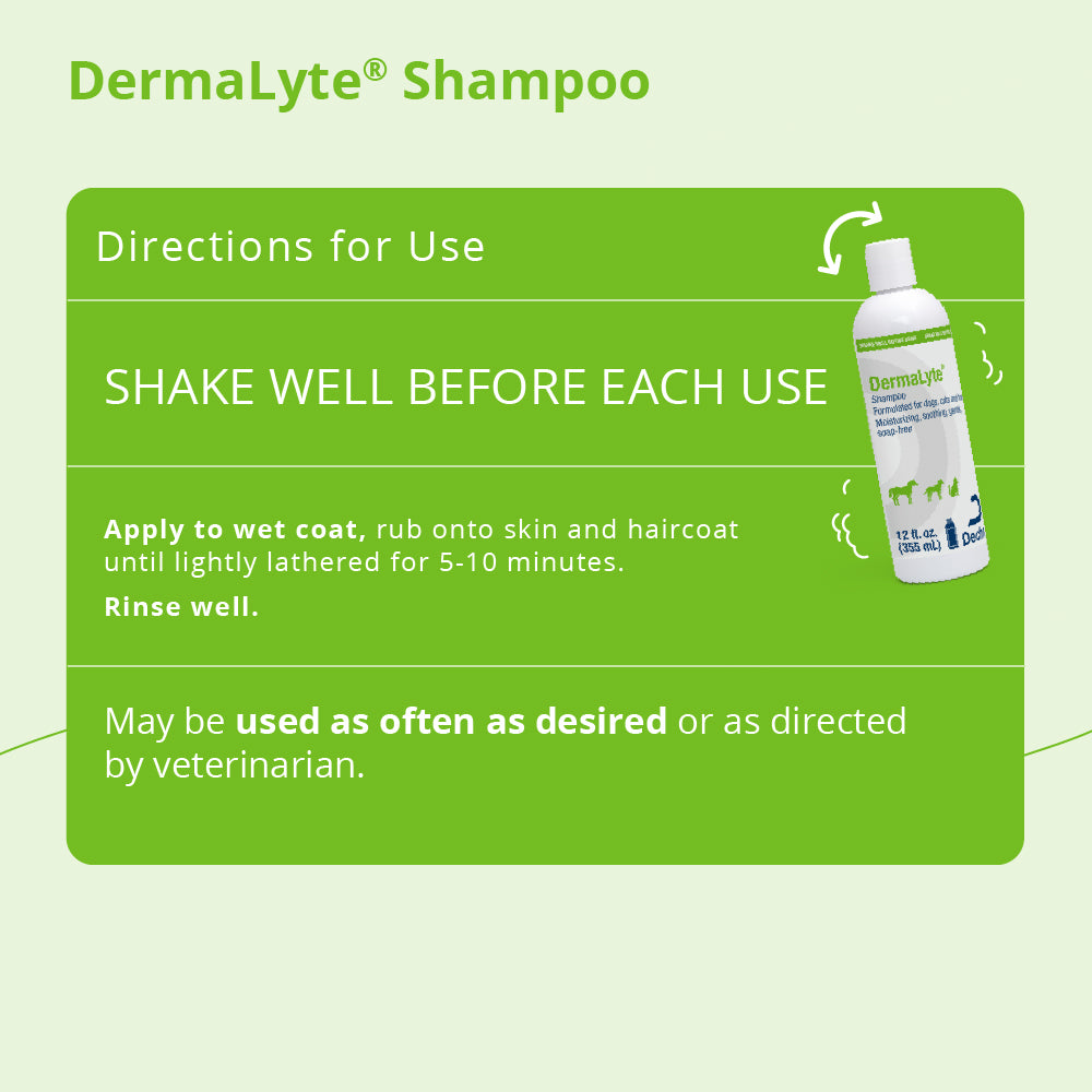 dermalyte shampoo 12 ounce