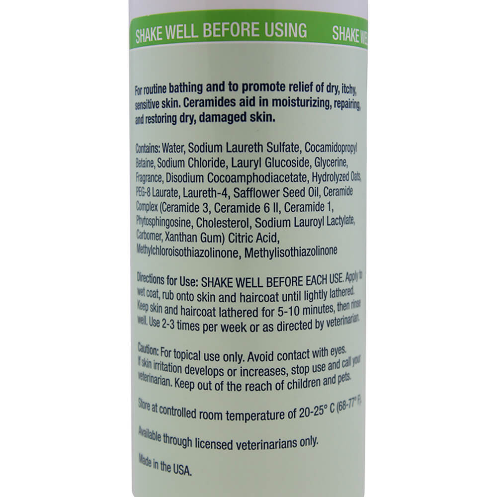 dermallay oatmeal shampoo for dogs  cats  and horses  12 fl oz