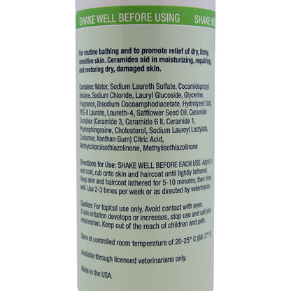 DermAllay Oatmeal Shampoo for Dogs  Cats  and Horses  12 fl oz