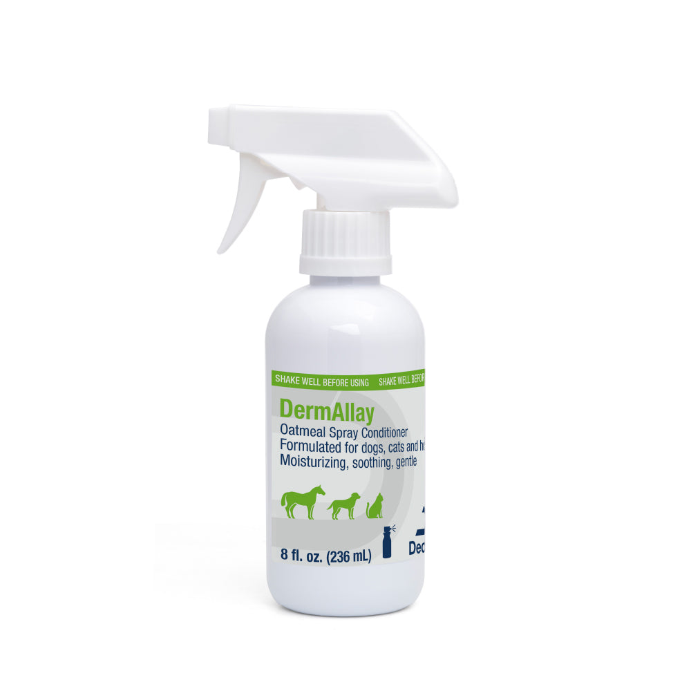 dermallay oatmeal spray conditoner for dogs, cats, & horses, 8 oz