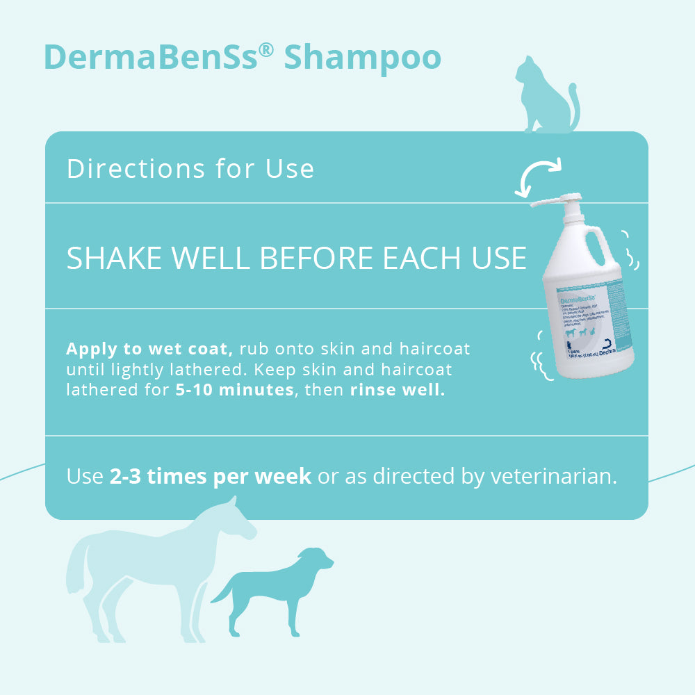 dermabenss shampoo, gallon