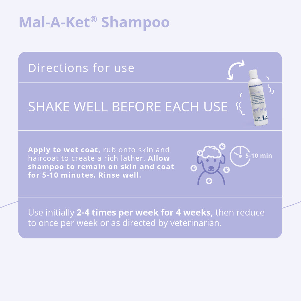 mal-a-ket shampoo, 8 oz