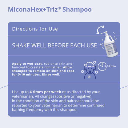 MiconaHex+Triz Shampoo, Gallon