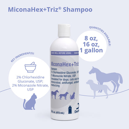 MiconaHex+Triz Shampoo, 16 oz