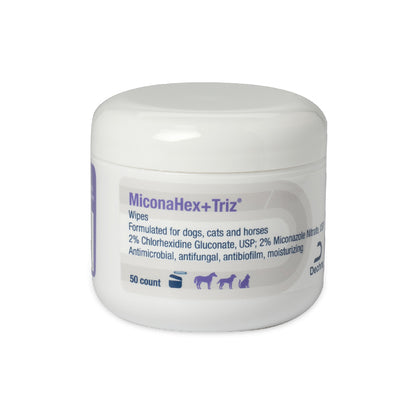 MiconaHex+Triz Wipes, 2.25" round, 50 count jar