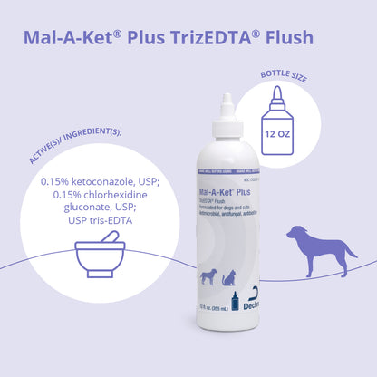 Mal-A-Ket Plus TrizEDTA Flush, 12 oz