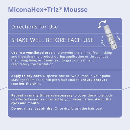 MiconaHex+Triz Mousse, 7.1 oz