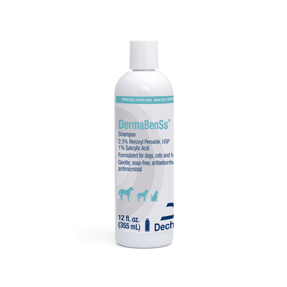 dermabenss shampoo for dogs  cats and horses  12 fl oz