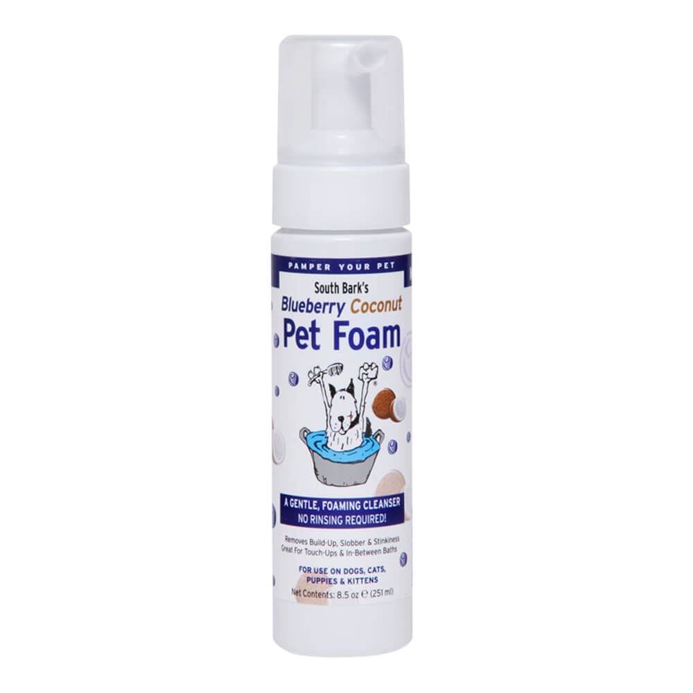 blueberry coconut pet foam 8.5 oz.