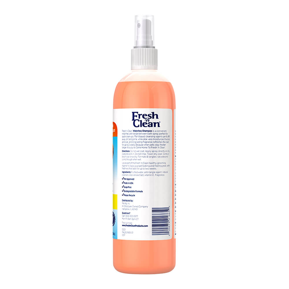 fresh 'n clean waterless shampoo  classic fresh scent  12 oz.