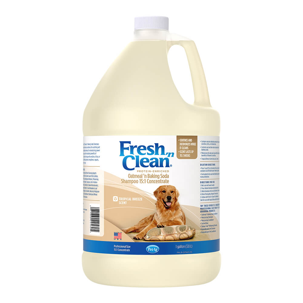 fresh 'n clean oatmeal 'n baking soda shampoo, tropical, 15:1, 1 gal