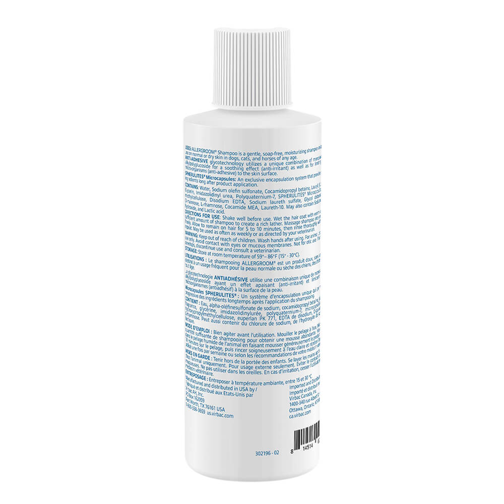 virbac allergroom shampoo, 8 oz