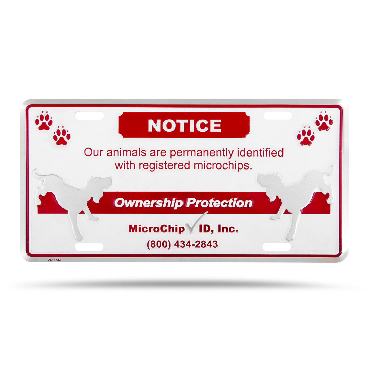 avid small fence sign  6" x 12"
