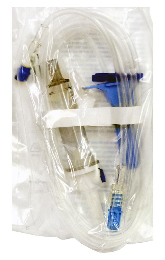 rx solution set with duo vent spike  iv vent set 104"