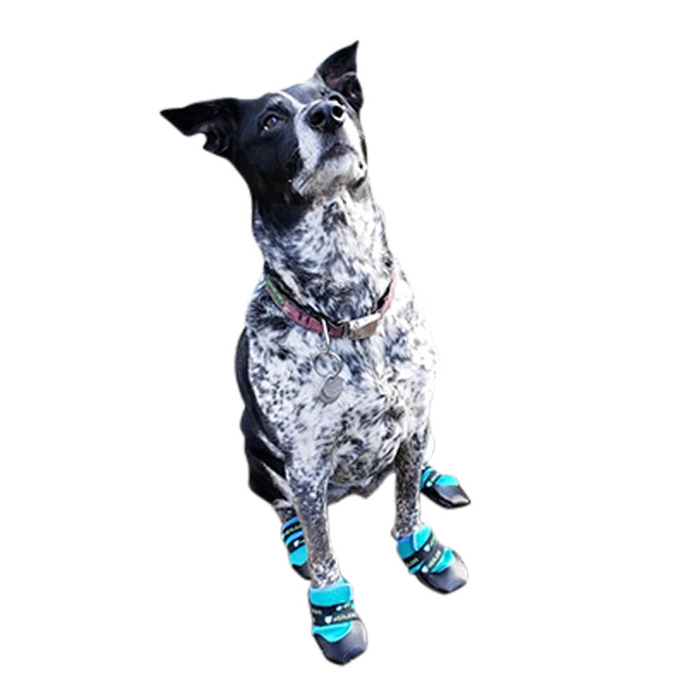 healers urban walker dog boots, pair, orange, small/medium