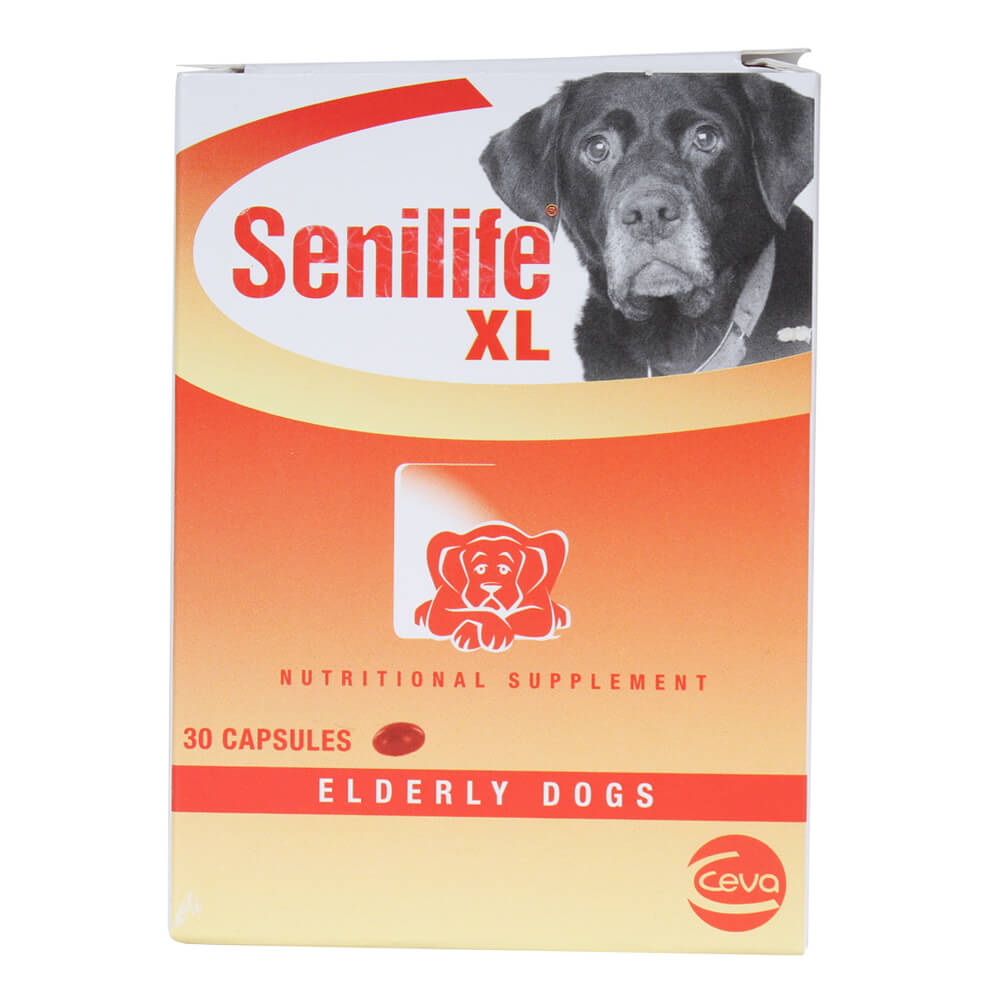 senilife xl nutritional supplement for elderly dogs 30 ct