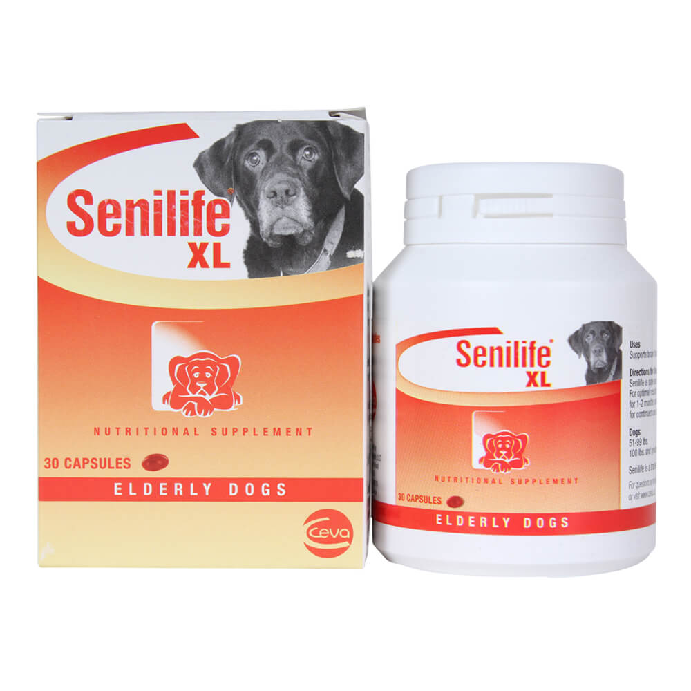 senilife xl nutritional supplement for elderly dogs 30 ct