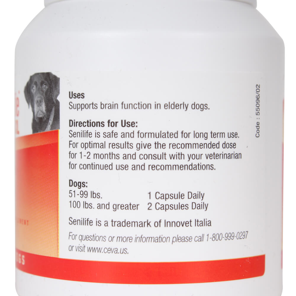 senilife xl nutritional supplement for elderly dogs 30 ct