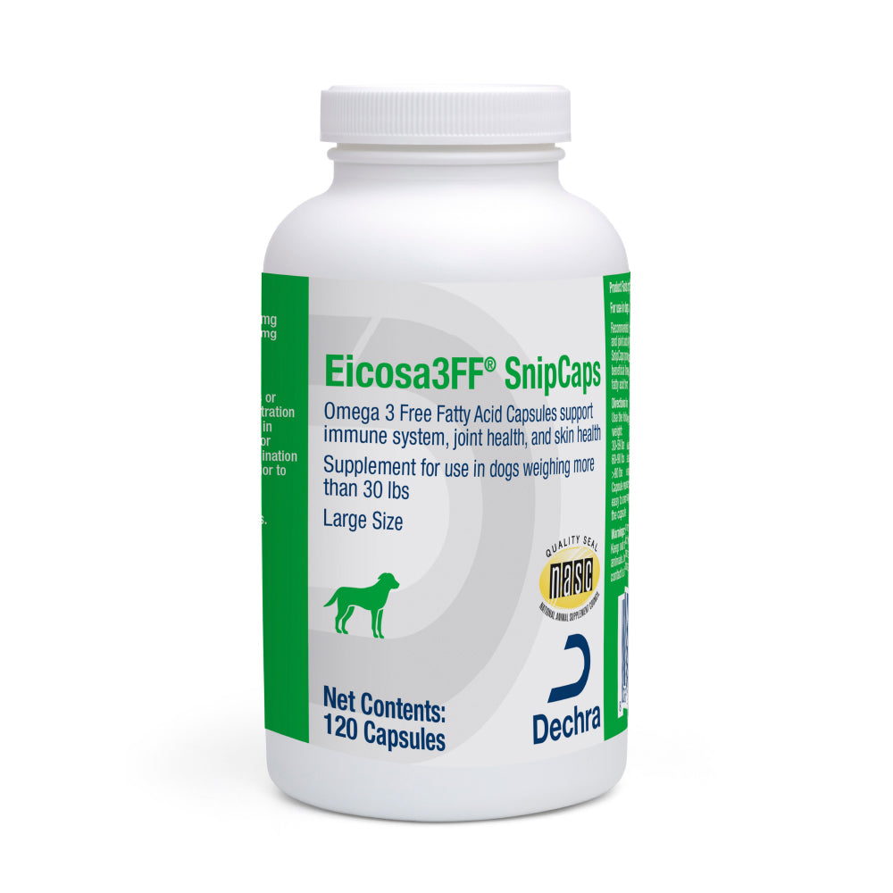 eicosa3ff snipcaps, large, >30lbs, 120 ct