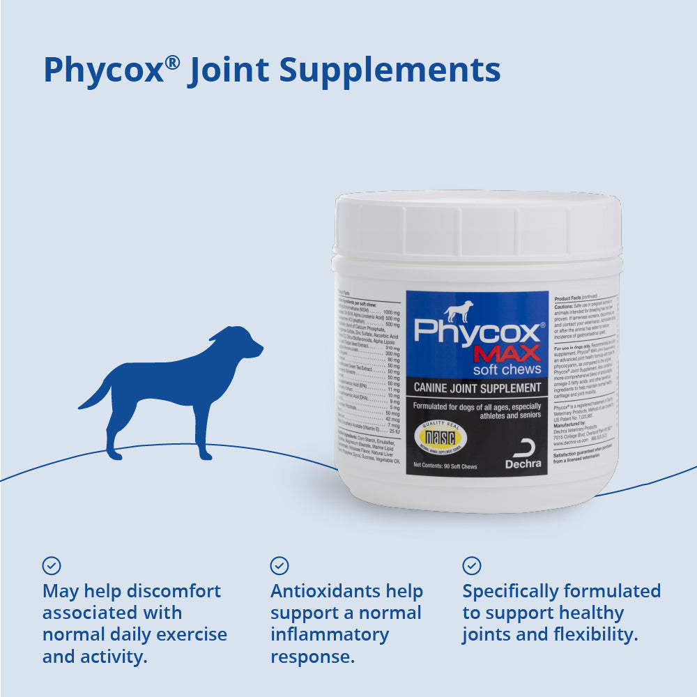 phycox max joint supplement soft chews, 90 ct