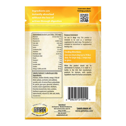 PetStrips Multi Vitamin Adult for Dogs 30 Strips