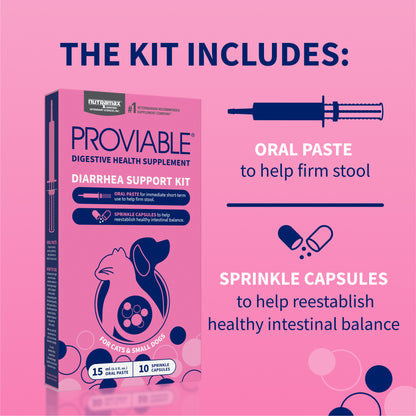 Proviable-KP/DC Kit for Small Dogs and Cats, 15 mL Paste/10 Capsules