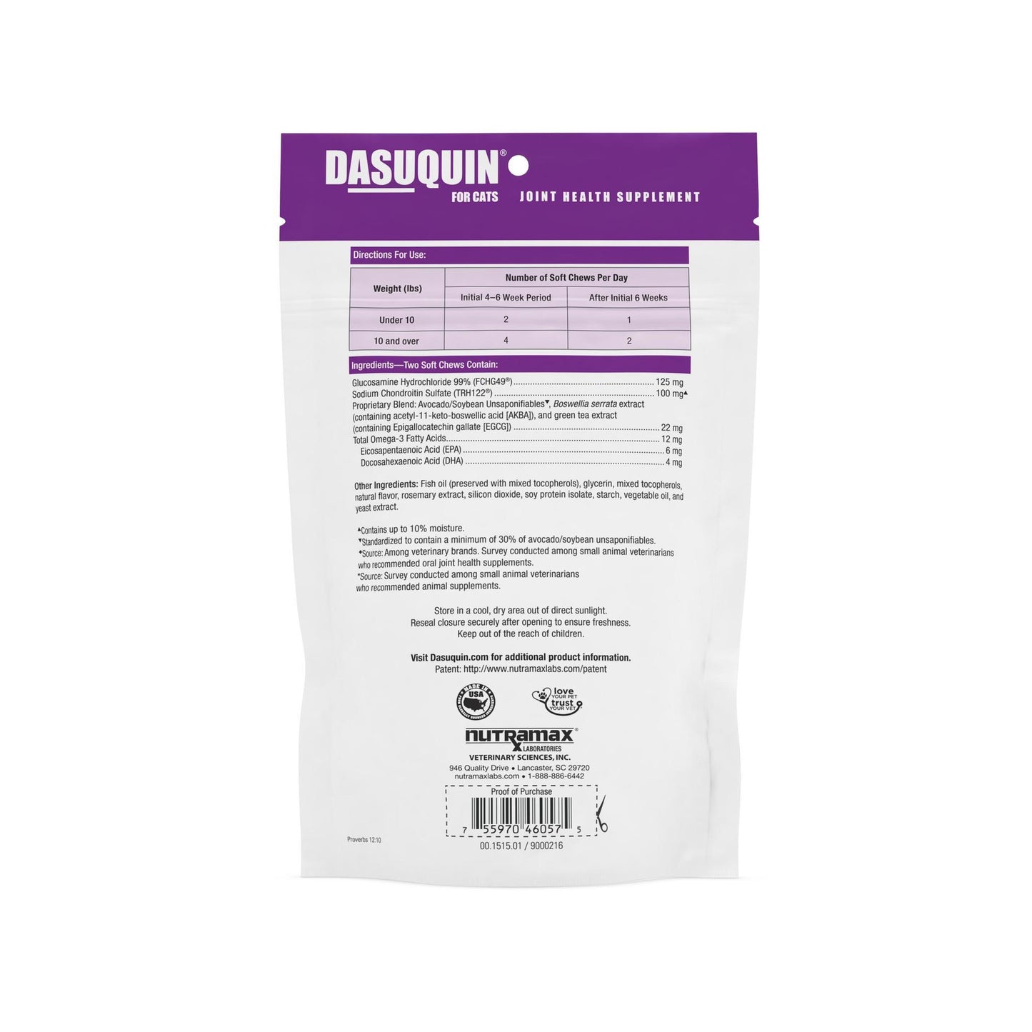 dasuquin soft chews joint for cats 84ct