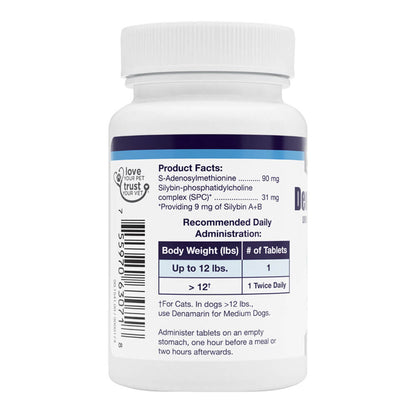 Denamarin Small Dogs/ Cats 90mg x 30 Tablet Bottle