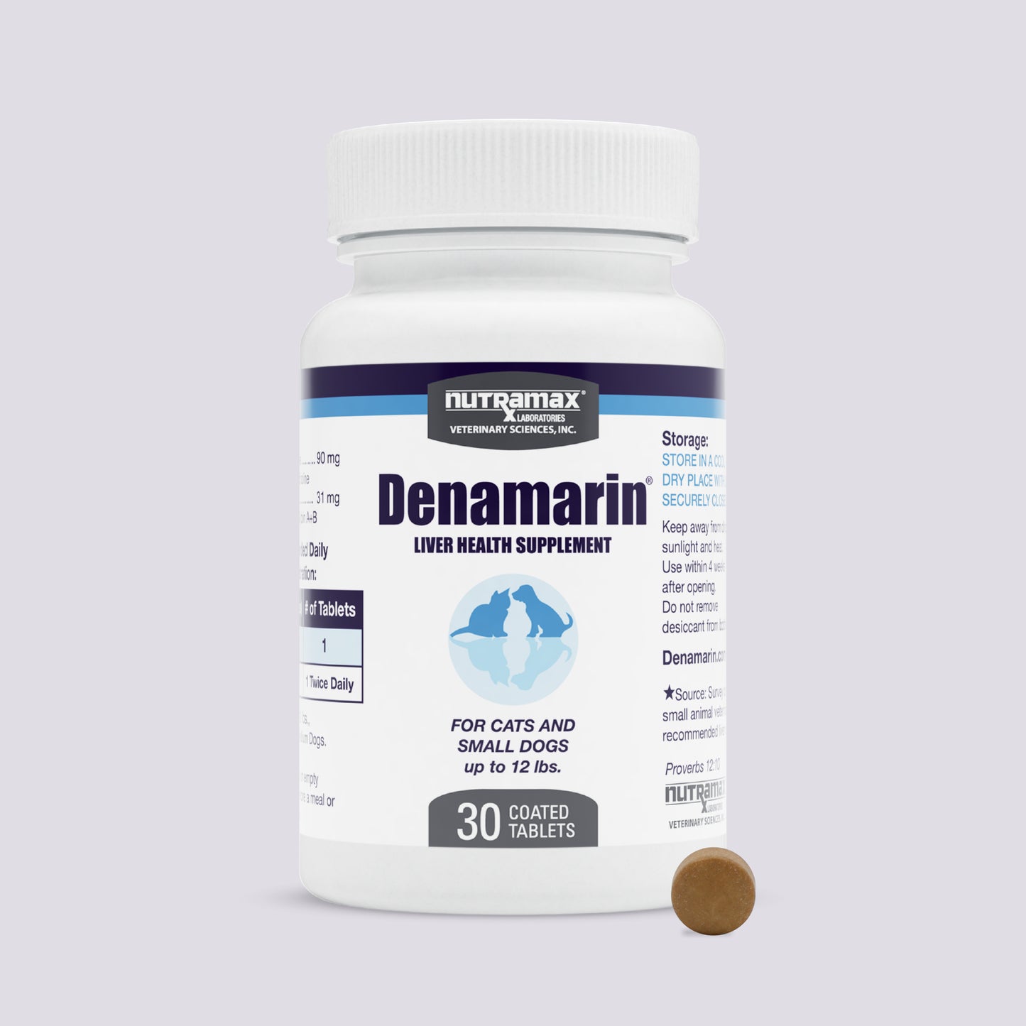 denamarin small dogs/ cats 90mg x 30 tablet bottle