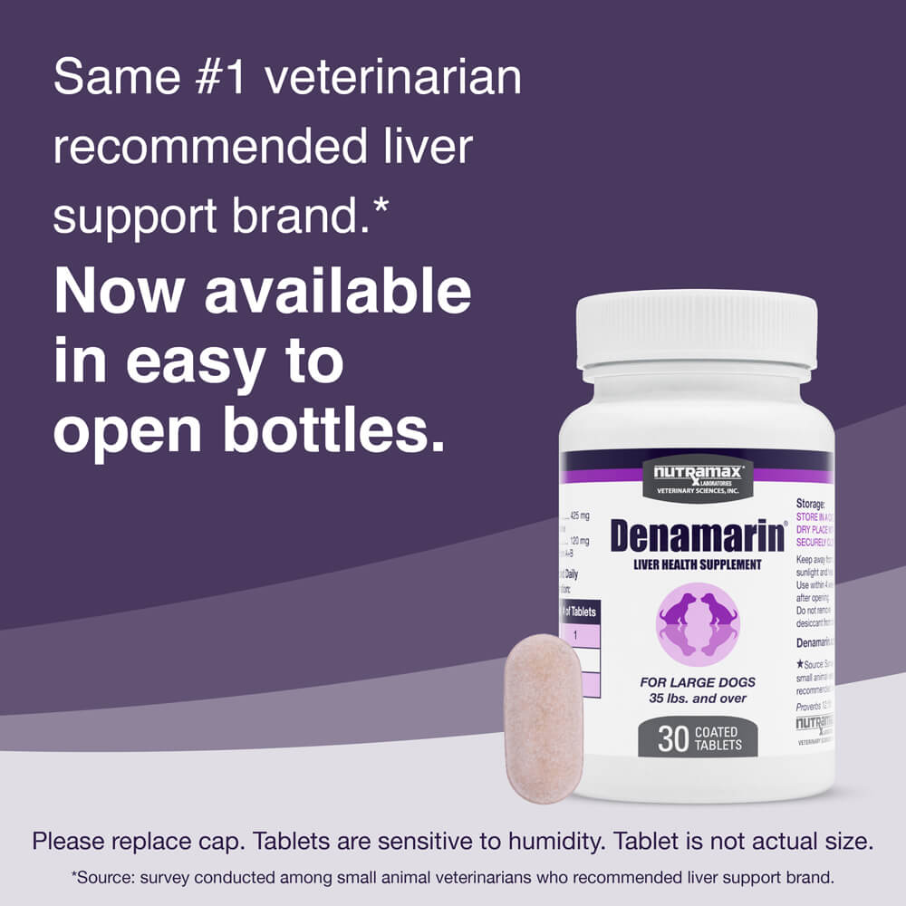 denamarin large dogs  425mg x 30 tablet bottle