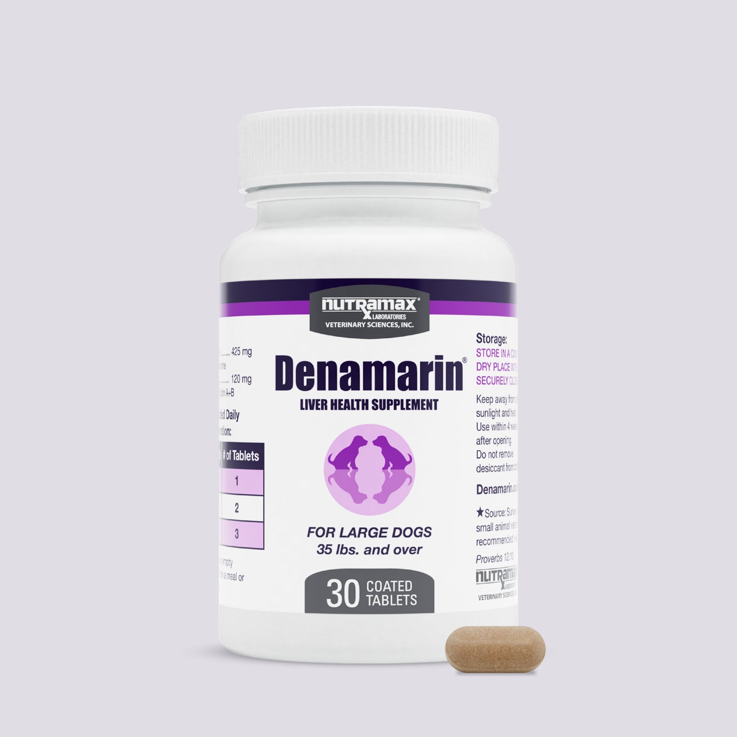 denamarin large dogs  425mg x 30 tablet bottle