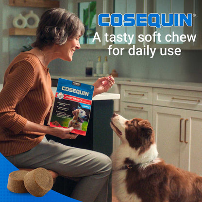 Nutramax Cosequin Senior Joint Health Supplement for Senior Dogs, 120 Soft Chews