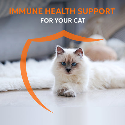 Nutramax Imuquin Immune Health Supplement Powder for Cats, With Beta Glucans, With Astaxanthin, 30 Sprinkle Capsules