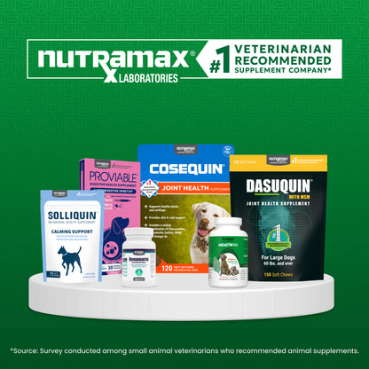 Nutramax Imuquin Immune Health Supplement Powder for Cats, With Beta Glucans, With Astaxanthin, 30 Sprinkle Capsules