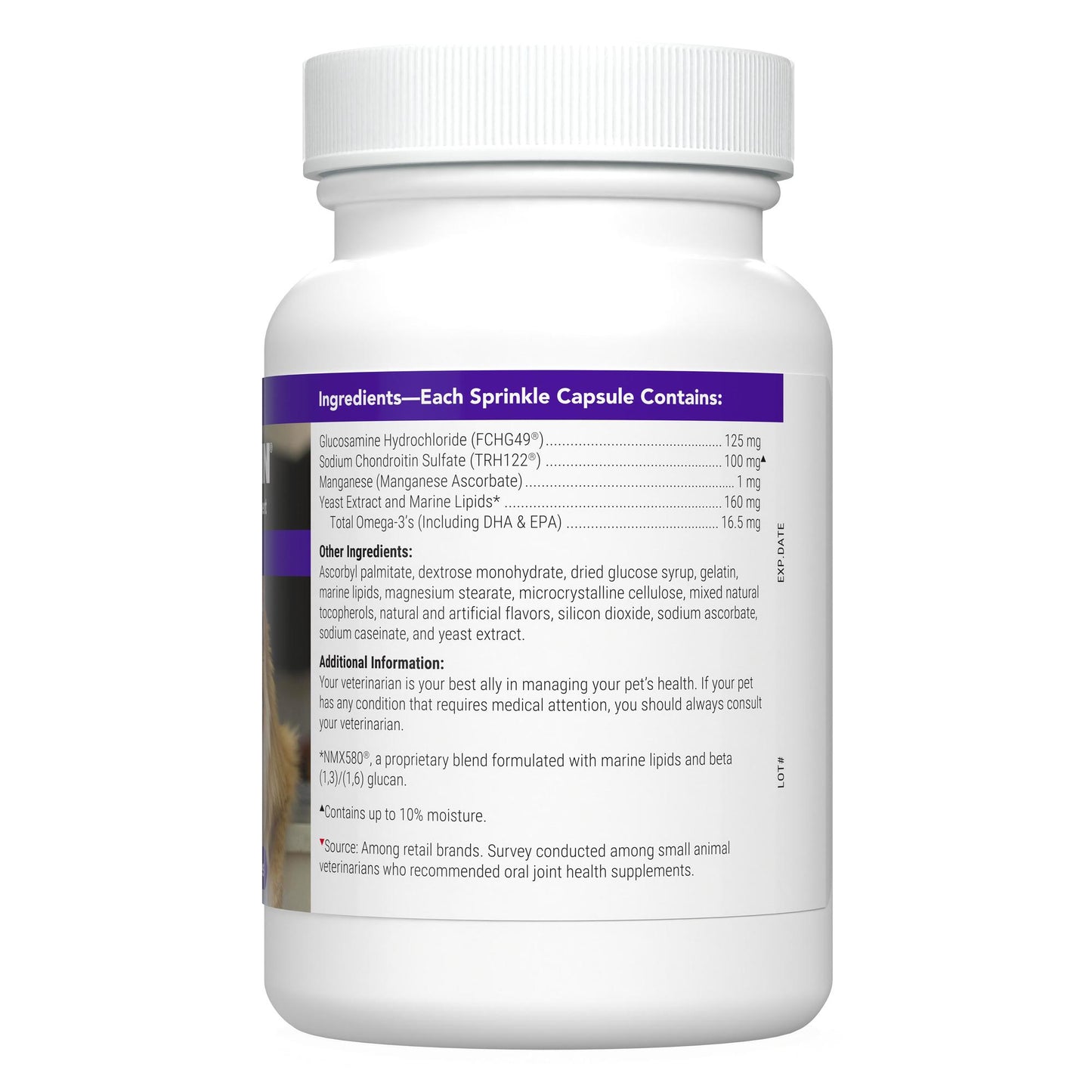 cosequin senior joint health supplement for cats, 60 sprinkle capsules