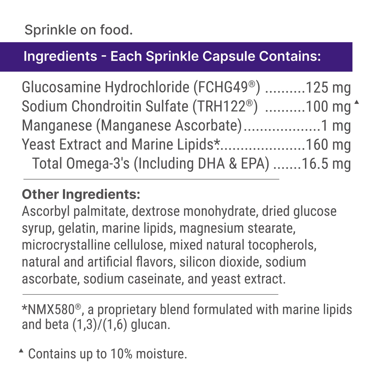 cosequin senior joint health supplement for cats, 60 sprinkle capsules