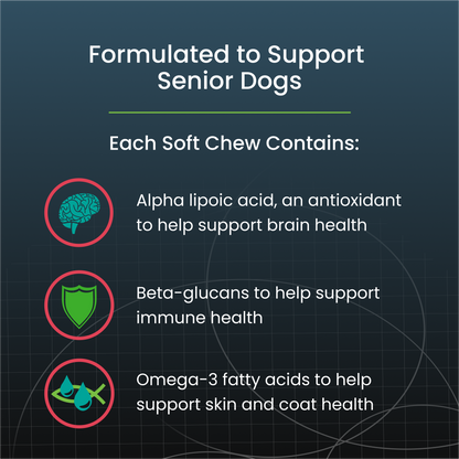 Dasuquin Senior Joint Health Supplement for Large Dogs, 84 Soft Chews