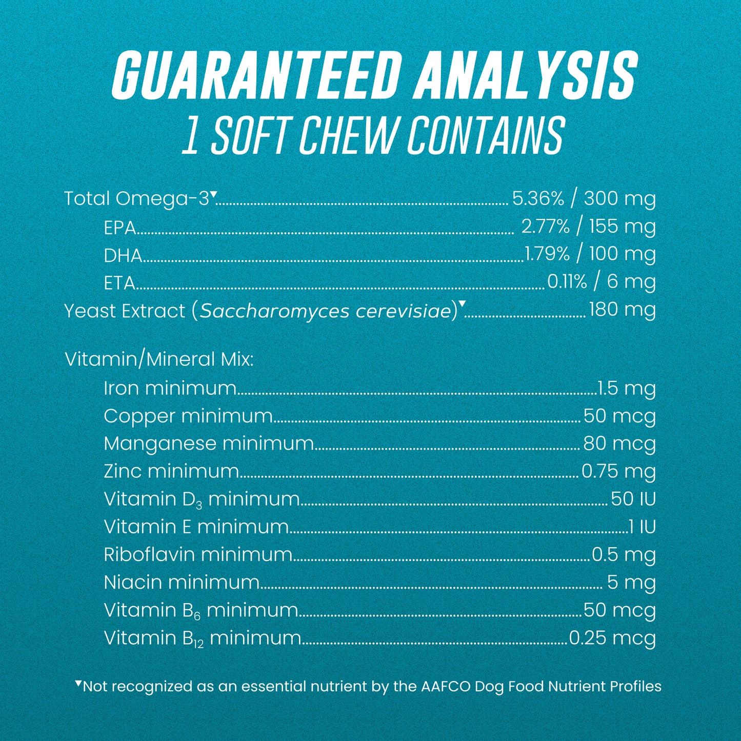 welactin daily omega-3 supplement for dogs, 60 soft chews