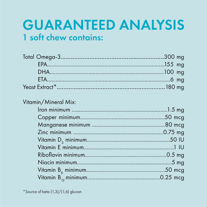 Welactin Daily Omega-3 Supplement For Dogs, 60 Soft Chews